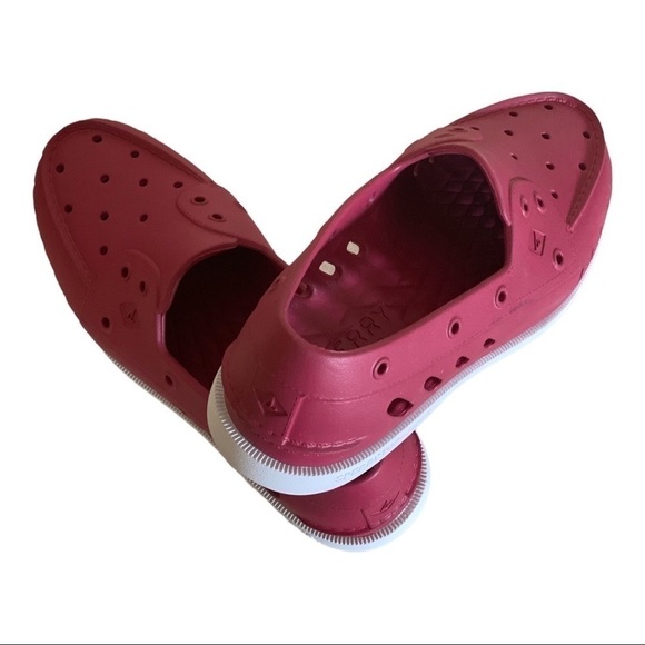SPERRY Top-Sider Loafer A/O Non Marking Boat Shoe Red Size 11 NWT - Picture 7 of 14